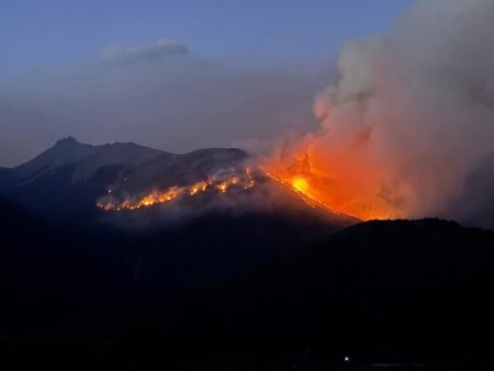 Hectáreas afectadas incendio El Bolsón