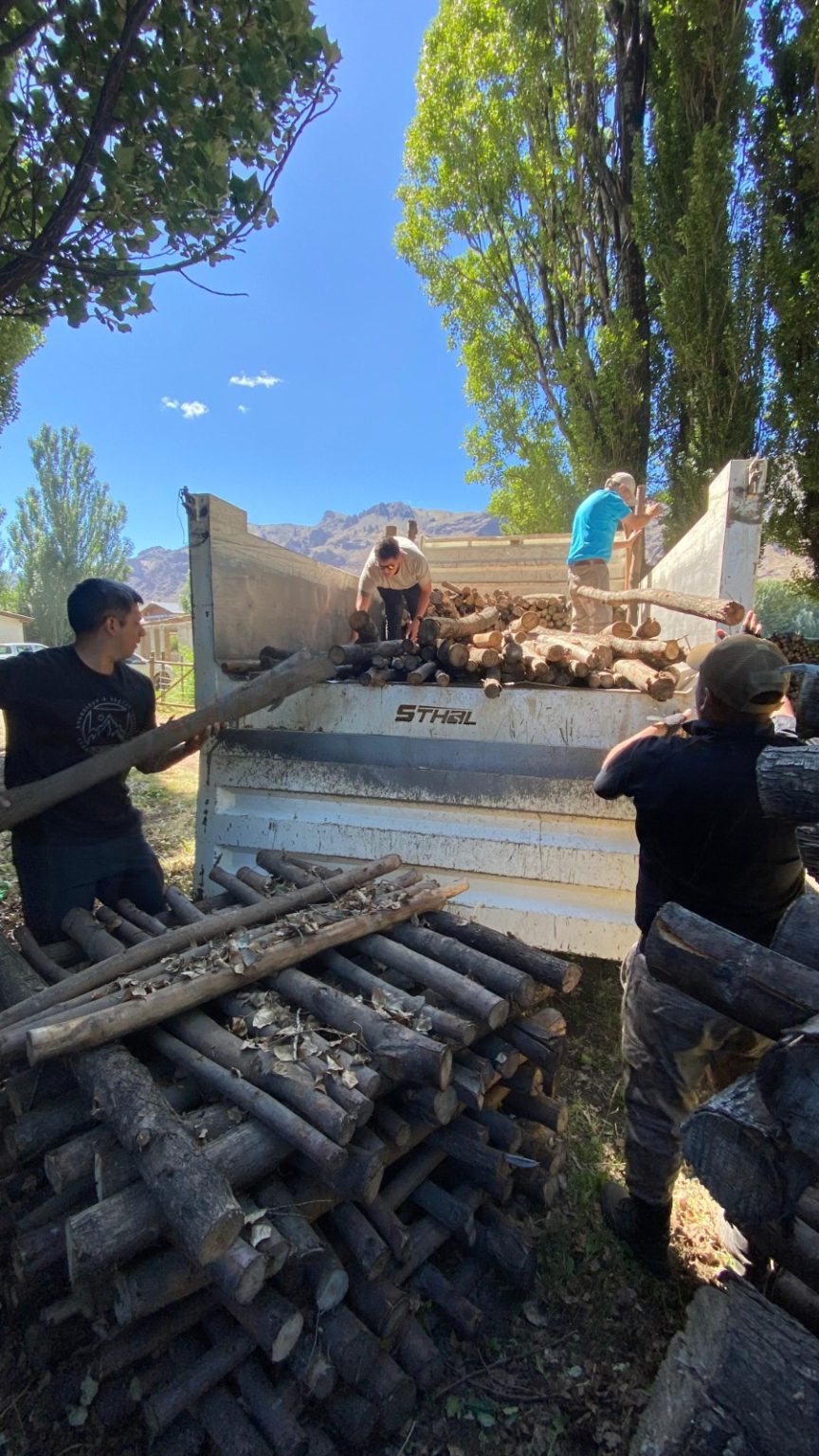 Asistencia familias incendio Epuyén