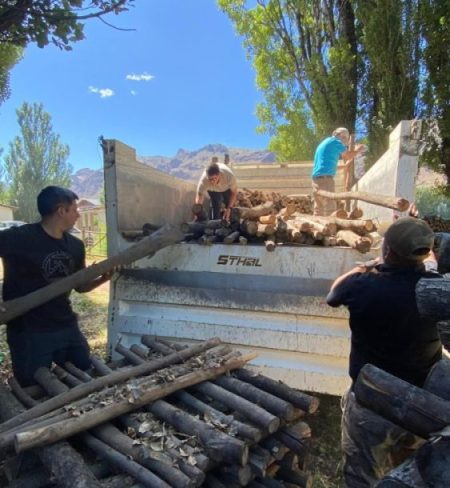 Asistencia familias incendio Epuyén