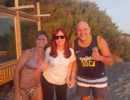 Cristina Kirchner de vacaciones