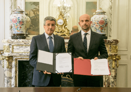 Firma del acuerdo entre Argentina y Catar