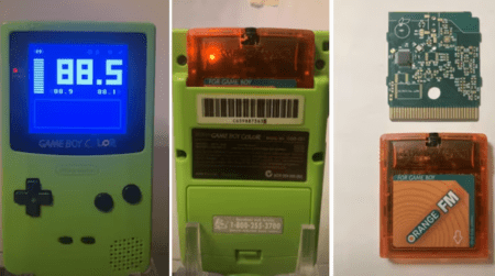 Game Boy transformada en radio