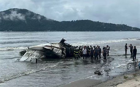 Brasil avión privado despistó