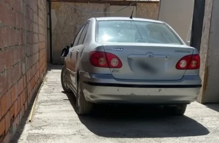 Auto secuestrado por policía