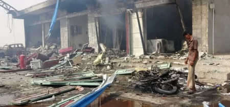 Explosión de estación en Yemen