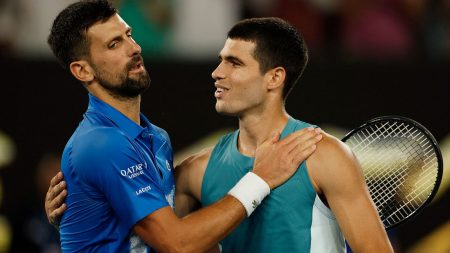 Carlos Alcaraz y Novak Djokovic