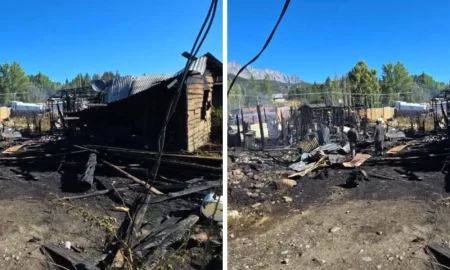 Incendio viviendas El Bolsón