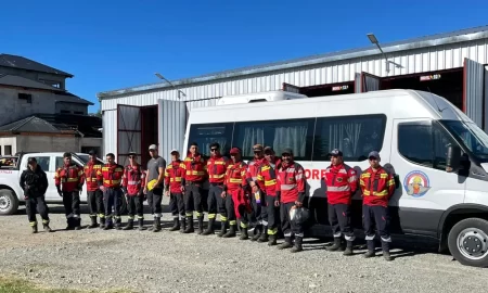 Chubut brigadistas incendio