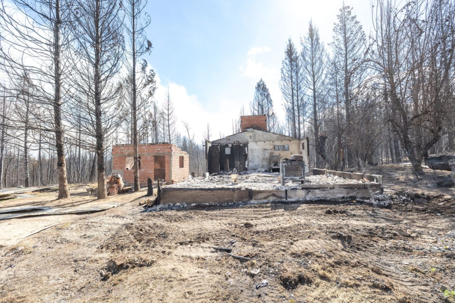 Incendio El Bolsón daños