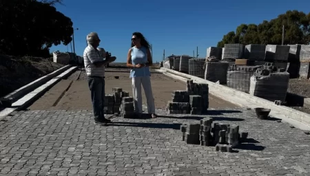 Obras pavimentación Camarones