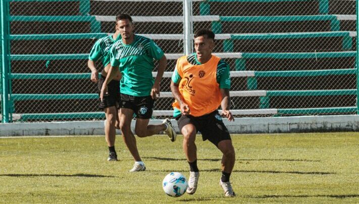 Germinal entrenando en Rawson