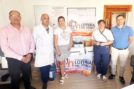 Lotería equipa Hospital "Santa Teresita"