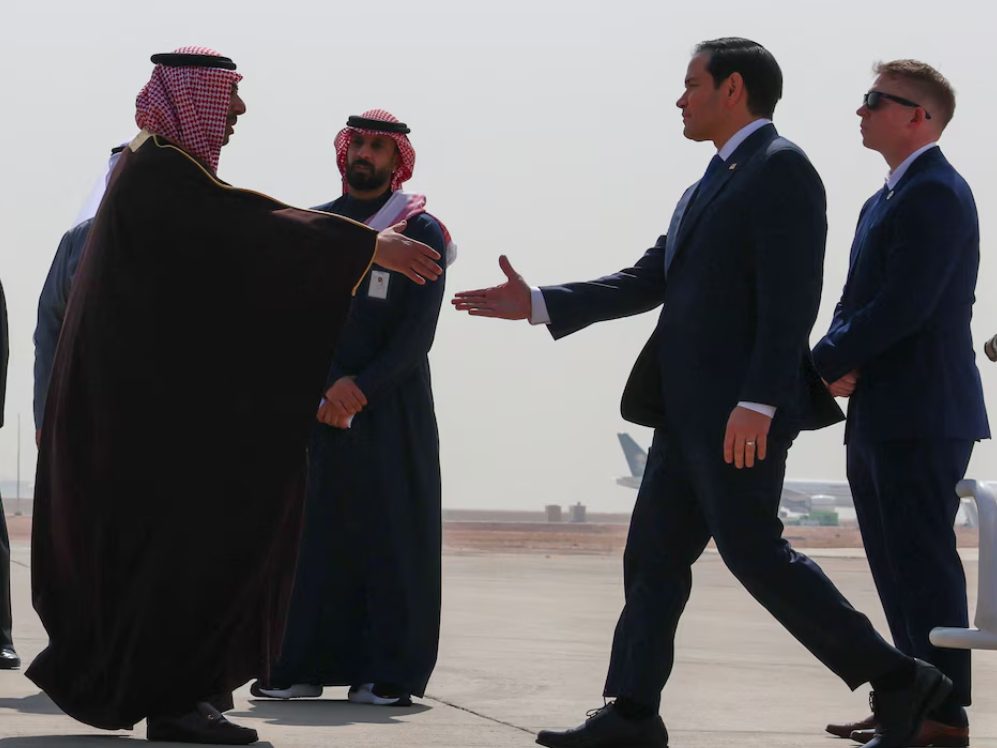 Rubio llegó a Arabia Saudita