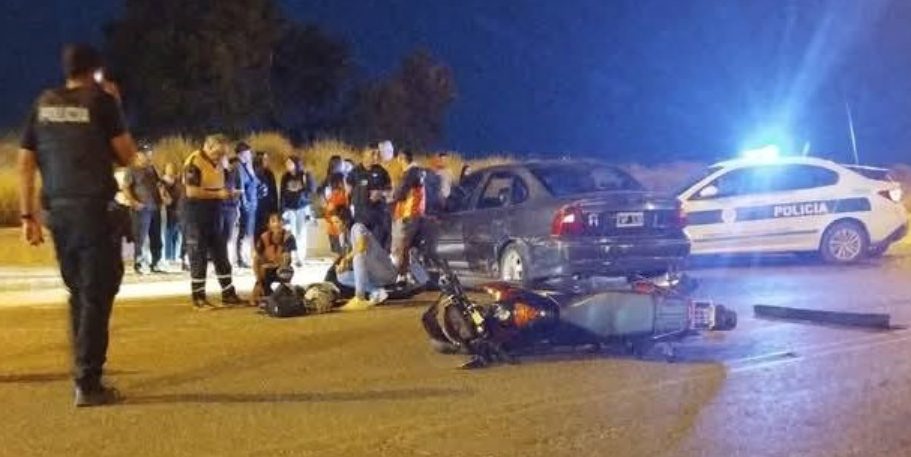 Motociclista fue hospitalizado