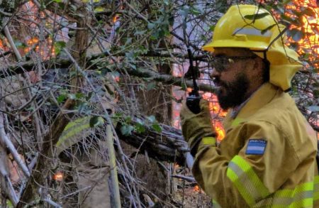 Incendio en Nahuelpan