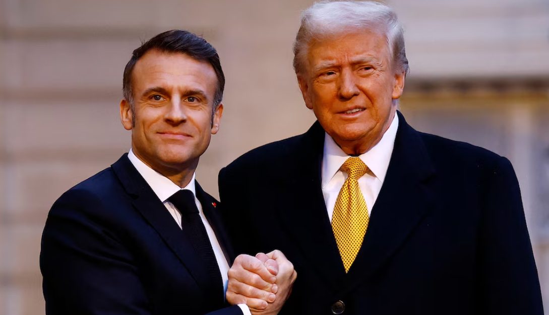 Macron visita a Trump