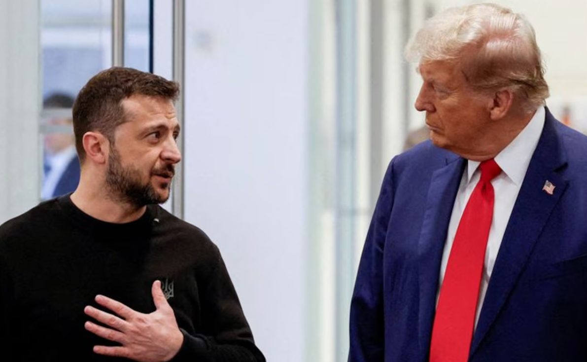 Trump recibe a Zelensky