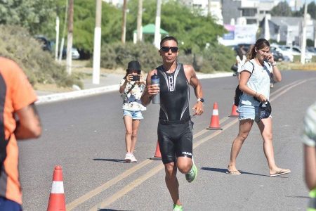 Triatlón en la costa de Puerto Madryn