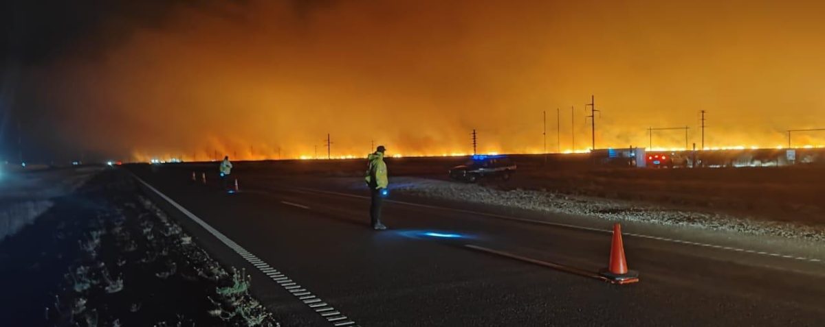 Ruta 3 habilitada incendio