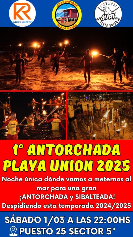 1° Antorchada Playa Unión