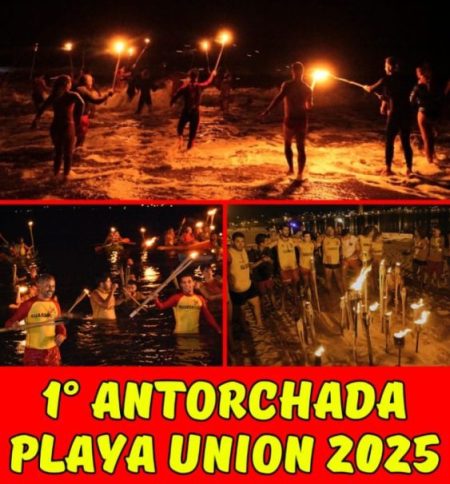 1° Antorchada Playa Unión