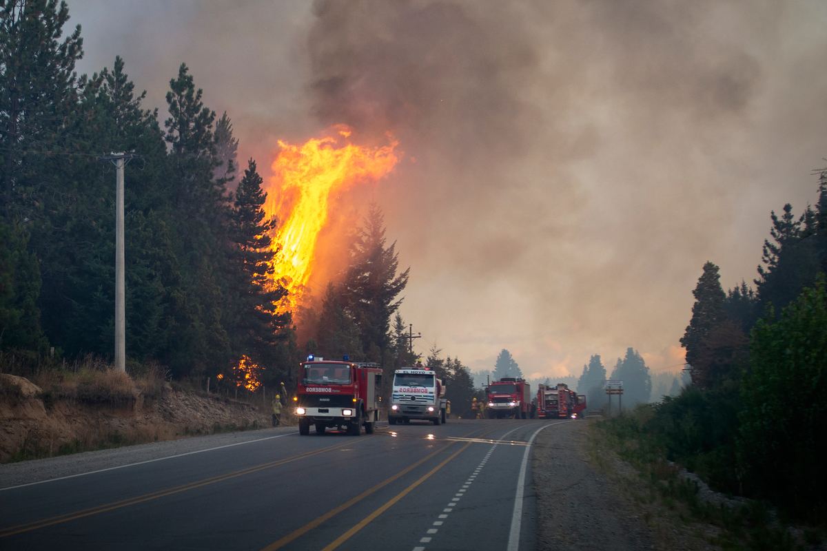 El Bolsón aportes incendio