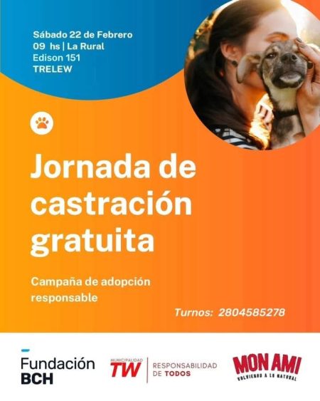 Jornada de castración gratuita Trelew