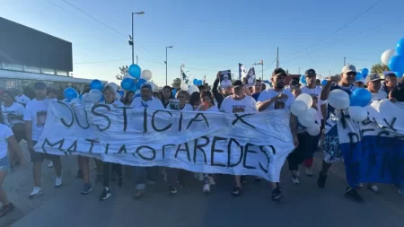 Marcha justicia Matías Paredes