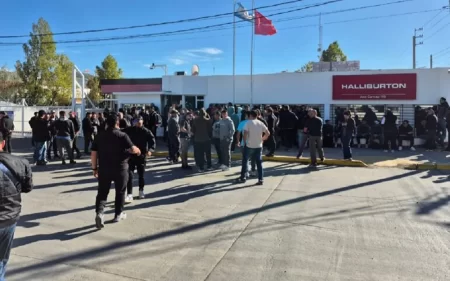 Trabajadores petroleros despedidos en Chubut