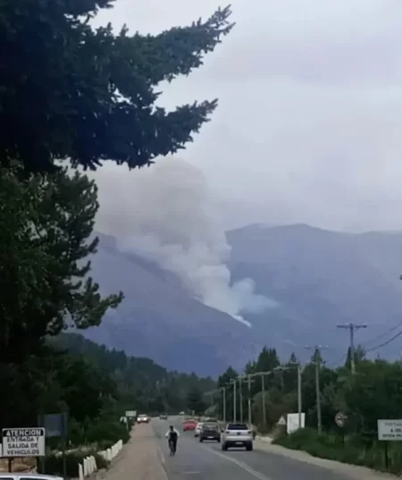 Incendio forestal Bariloche