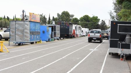 Cortes calles Festival Trelew