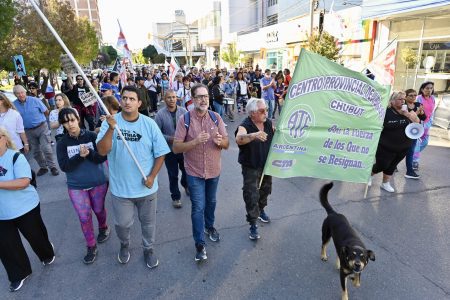 Jubilados marcha Trelew