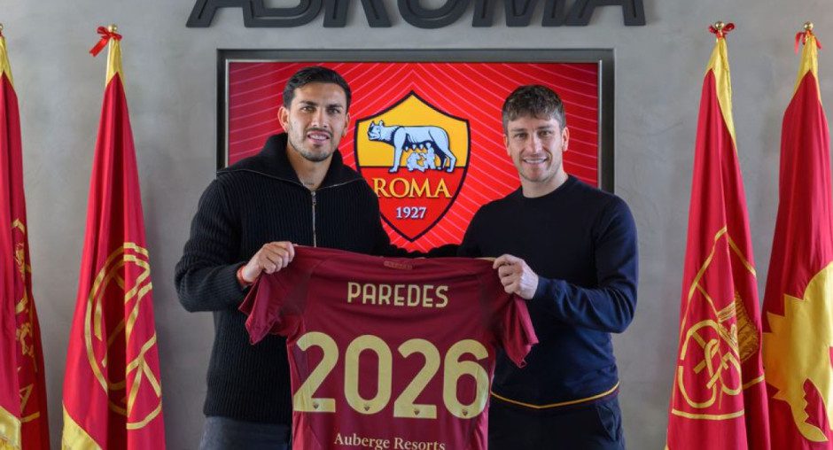 Paredes renueva con Roma