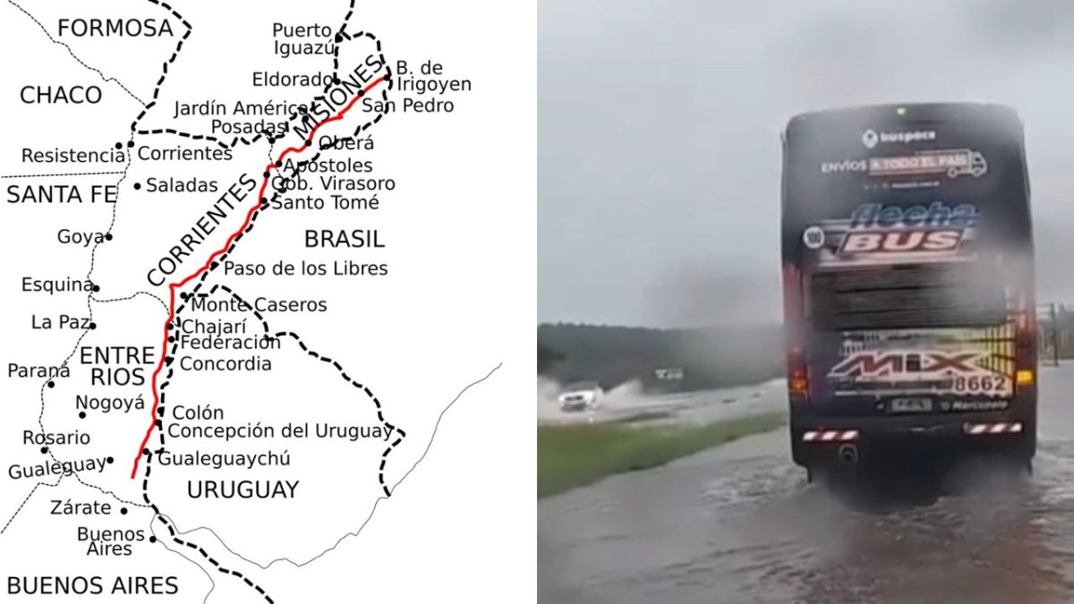 Ruta del Mercosur intransitable