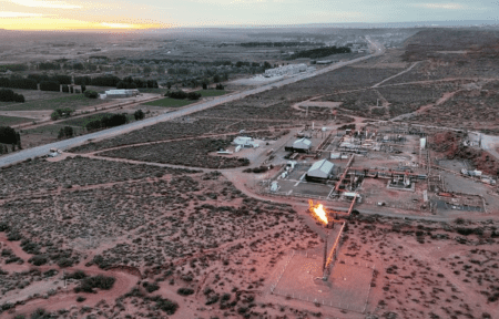 Fábrica de arena en Vaca Muerta