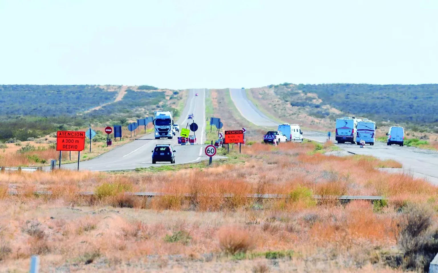 Obra doble trocha Chubut