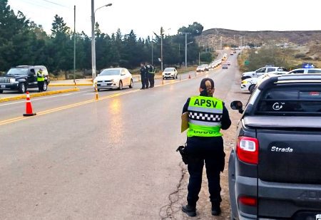 7.000 vehículos controlados Chubut