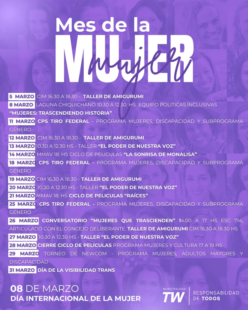 Trelew celebra Mes Mujer