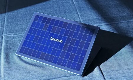 Laptop Lenovo energía solar