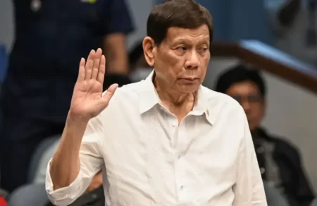 Duterte tras su arresto en Manila