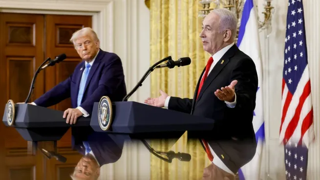 Donald Trump se reunió con Benjamin Netanyahu