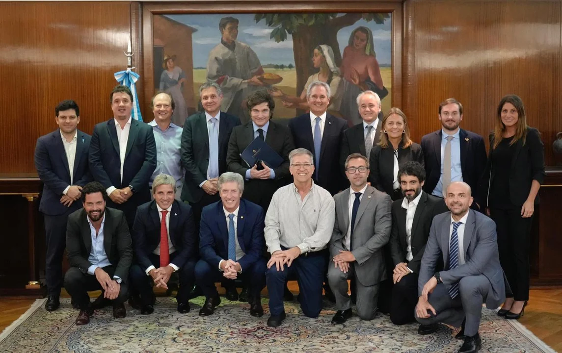 Milei visitó Ministerio de Economía