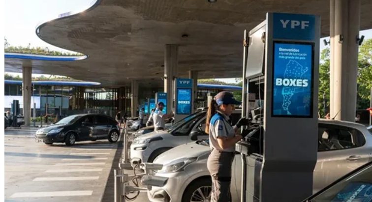 YPF precios combustibles