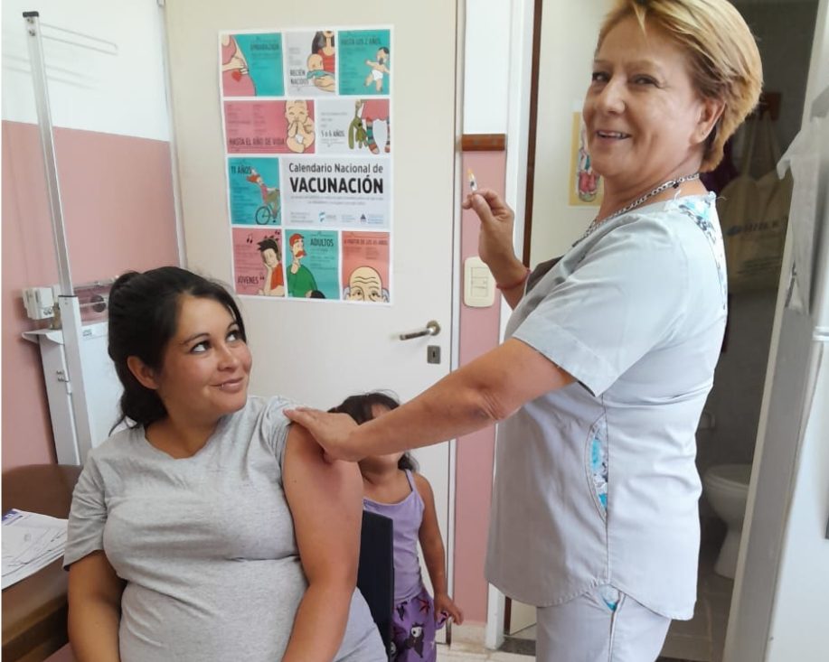Embarazadas se vacunaron Bronquiolitis