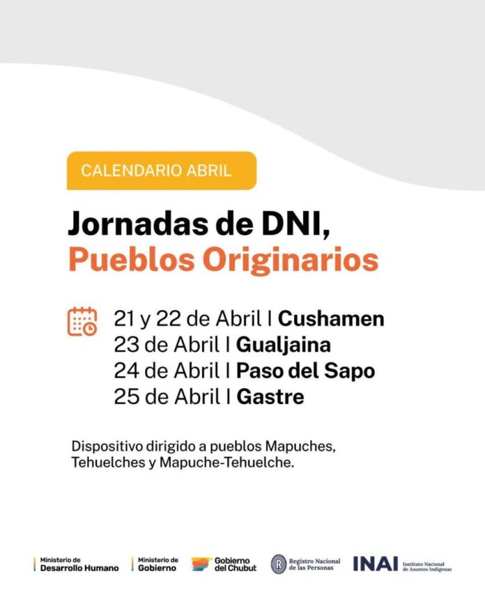 Documentación para pueblos originarios