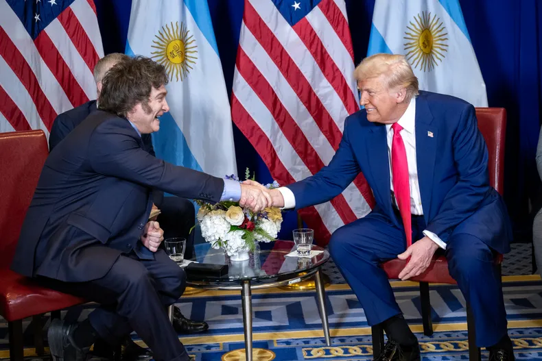 Milei y Donald Trump