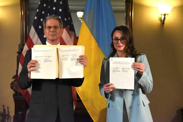 EE.UU. Ucrania acuerdo histórico