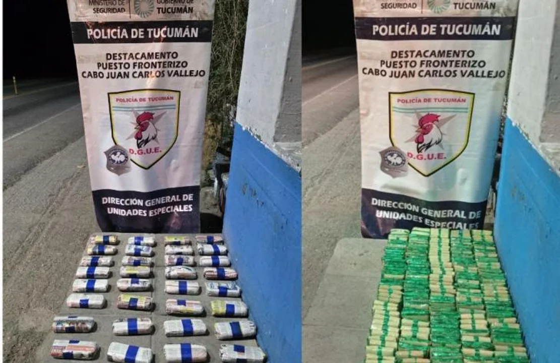 60 kilos de hojas de coca
