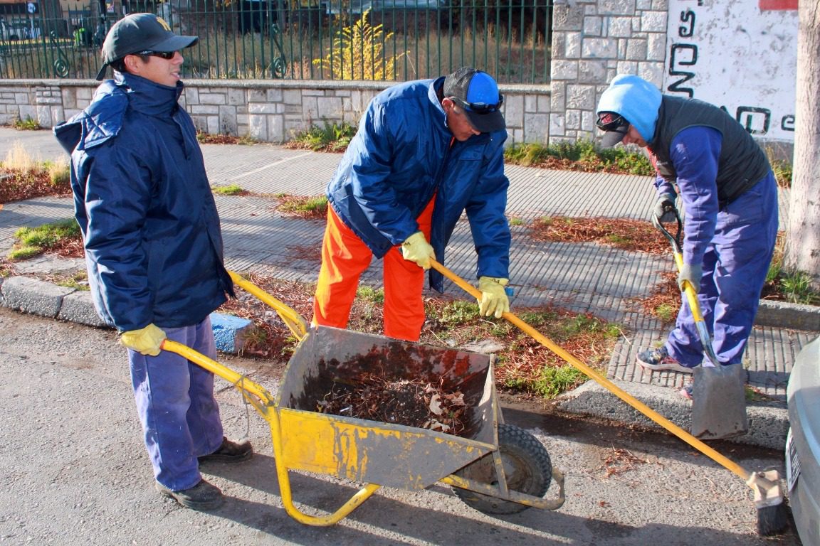 Esquel limpieza desagües pluviales