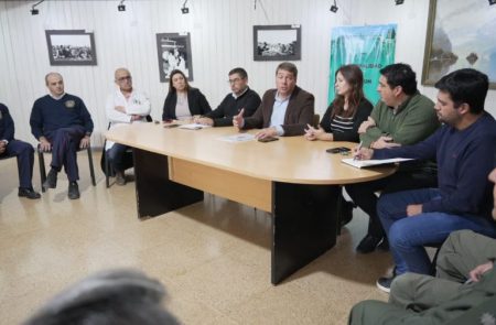 Biss presidió nueva reunión del Comité de Emergencia de Rawson